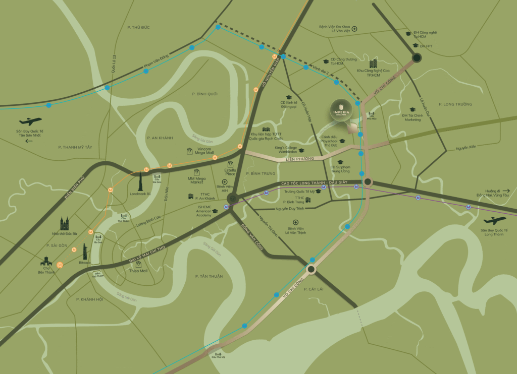 vị trí Imperia Sensa Park quận 9